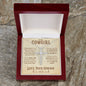 To My Cowgirl - CZ Cross Necklace