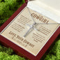 To My Cowgirl - CZ Cross Necklace