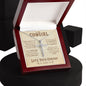 To My Cowgirl - CZ Cross Necklace