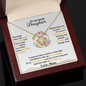 Daughter - Always Keep Me In Your Heart - Love Knot Necklace