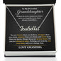 Granddaughter - If There is Ever a Tomorrow - Name Necklace