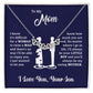 To My Mom - No Matter Where I Go In Life