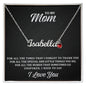 To My Mom - Name Necklace with Birthstone