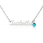 To My Mom - Name Necklace with Birthstone