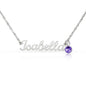 To My Mom - Name Necklace with Birthstone