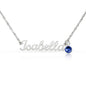 To My Mom - Name Necklace with Birthstone