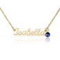 To My Mom - Name Necklace with Birthstone