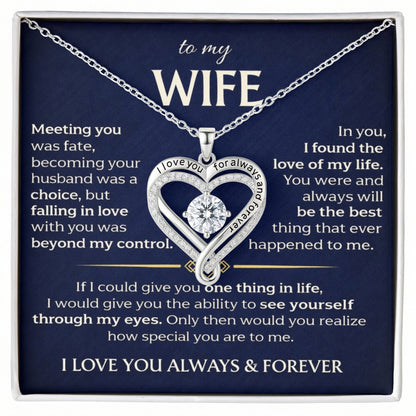 To My Wife - Love You Always Necklace