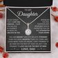To My Daughter - I Believe In You - Love Dad