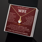 To My Beautiful Wife - Alluring Beauty Necklace