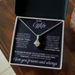 To My Wife - Alluring Beauty Necklace - INCLUDES FREE SHIPPING