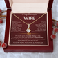 To My Beautiful Wife - Alluring Beauty Necklace