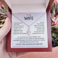 To My Wife - Alluring Beauty Necklace