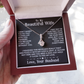 To My Beautiful Wife -  Alluring Beauty Necklace - INCLUDES FREE SHIPPING