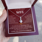 To My Beautiful Wife - Alluring Beauty Necklace