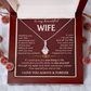 To My Beautiful Wife - Alluring Beauty Necklace