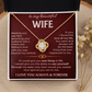 To My Beautiful Wife - Meeting You Was Fate - Necklace