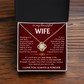 To My Beautiful Wife - Meeting You Was Fate - Necklace