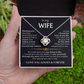 To My Wife - Love Knot Necklace