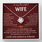 To My Beautiful Wife - Meeting You Was Fate - Necklace