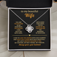 To My Beautiful Wife - You Are The Rhythm In My Heartbeat - Love Knot Necklace