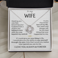 To My Wife - Meeting You Was Fate - Love Knot Necklace - INCLUDES FREE SHIPPING