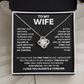 To My Wife - Love Of My Life - Love Knot Necklace - INCLUDES FREE SHIPPING