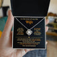 To The Love of My Life - You Are More Than My Partner - Love Knot Necklace - INCLUDES FREE SHIPPING