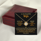 To My Beautiful Wife - The Day I Met You - Love Knot Necklace - INCLUDES FREE SHIPPING