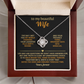 To My Beautiful Wife - The Day I Met You - Love Knot Necklace - INCLUDES FREE SHIPPING