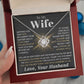 To My Wife - Meeting You as Fate - Love Your Husband - INCLUDES FREE SHIPPING