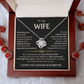 To My Wife - Love Knot Necklace