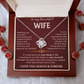 To My Beautiful Wife - Meeting You Was Fate - Necklace