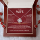 To My Wife - Meeting You Was Fate - Necklace