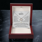 To My Wife - Meeting You Was Fate - Love Knot Necklace - INCLUDES FREE SHIPPING