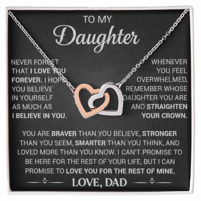 To My Daughter - Whenever You Feel Overwhelmed - Love Dad
