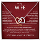 To My Wife - Interlocking Hearts