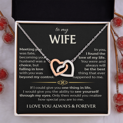 To My Wife - Interlocking Hearts