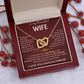 To My Beautiful Wife - Interlocking Hearts