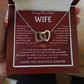 To My Beautiful Wife - Interlocking Hearts