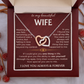 To My Beautiful Wife - Interlocking Hearts
