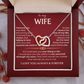 To My Wife - Interlocking Hearts