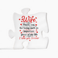 Wife - I Love You Forever - Acrylic Puzzle Piece - INCLUDES FREE SHIPPING