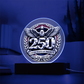 250th United States America - Circle Acrylic Plaque