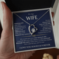 To My Wife - Forever Love Necklace