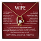 To My Wife - Forever Love Necklace
