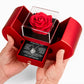 To My Beautiful Wife - Rose and Love knot Necklace Gift Set - INCLUDES FREE SHIPPING
