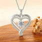 I Love You For Always And Forever - Heart Necklace