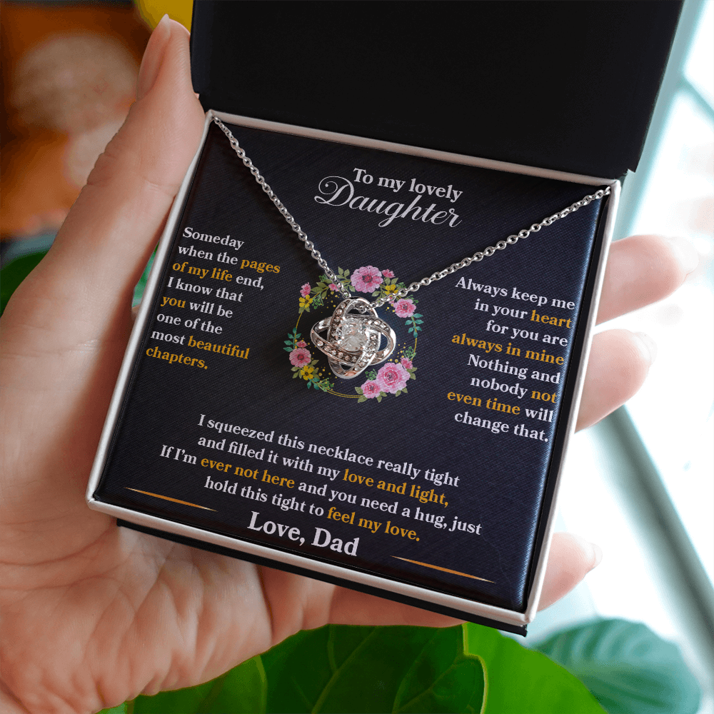 Daughter - Always Keep Me In Your Heart - Love Dad - INCLUDES FREE SHIPPING