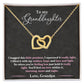 Granddaughter - I Hugged This Little Pendant - Love Grandpa